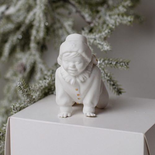 Малыш Снегурочка большой (фарфор, золото) фото