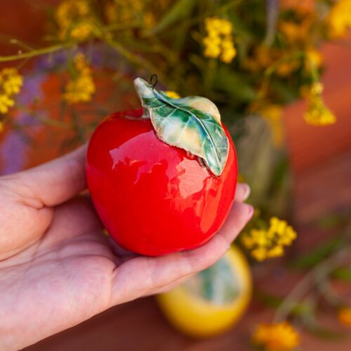 Яблоко (подвес) красное фото