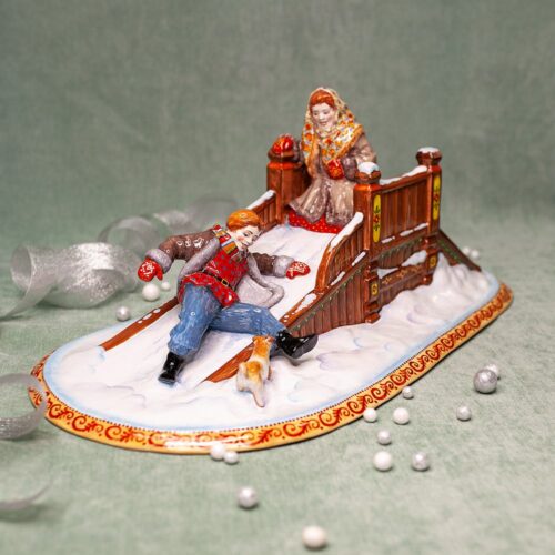 Дети на горке фото