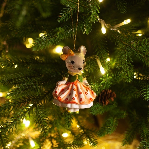 Мышка в юбочке подвес фото