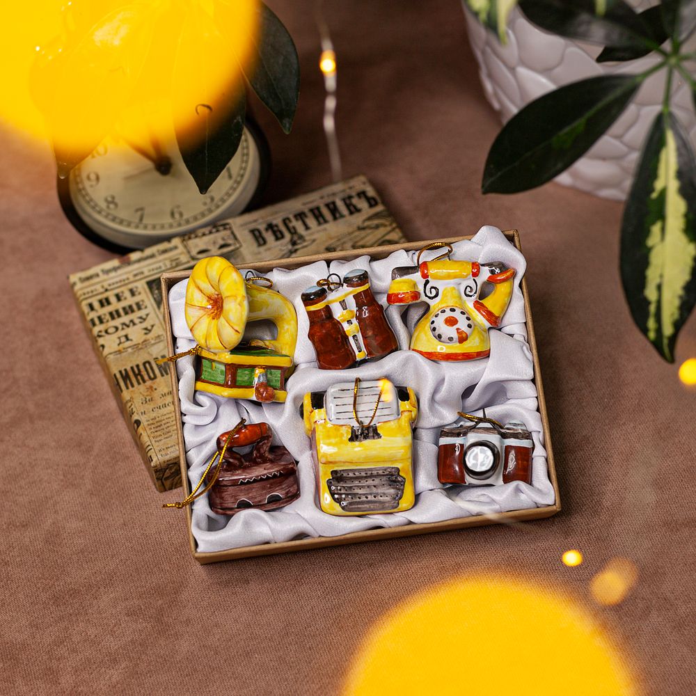 Набор новогодних игрушек Ретроштучки фото