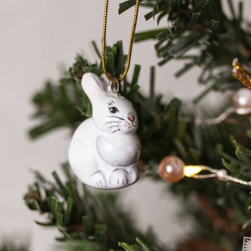 Зайчик белый (мини) фото