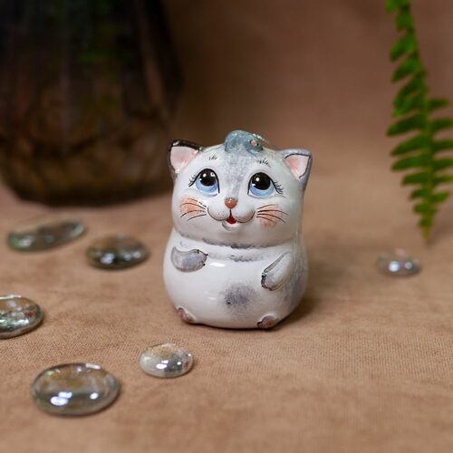 Пухлик-Кот серый фото