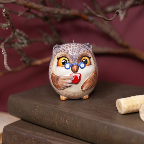 Пухлик-Сова (коричневые перья) фото