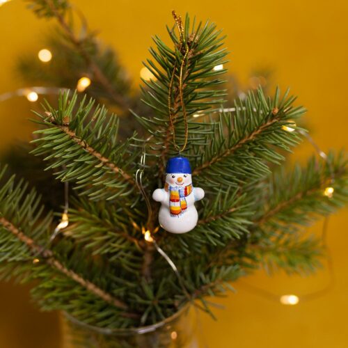 Снеговичок мини Размеры: 2 × 2.5 × 4 СМ, вес: 10 гр. фото