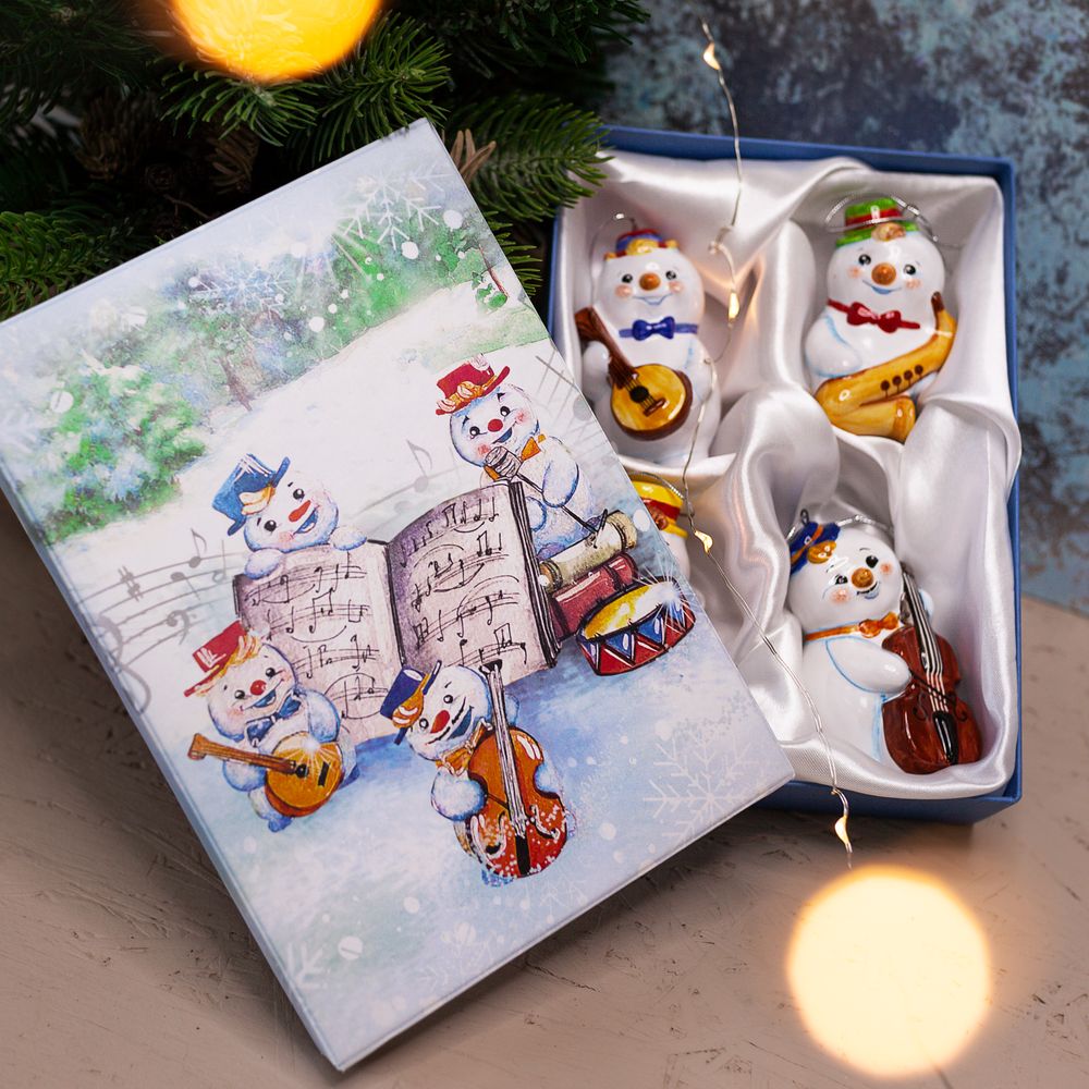 Набор "Снеговики-музыканты"