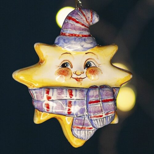 Звездочка (личики с двух сторон) фото