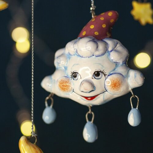 Тучка (с подвесными капельками) фото