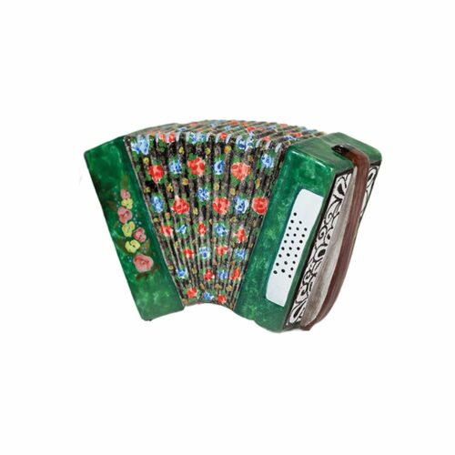 Гармонь малая зеленая из набора Музыкальные инструменты Гармонь малая зеленая из набора Музыкальные инструменты фото