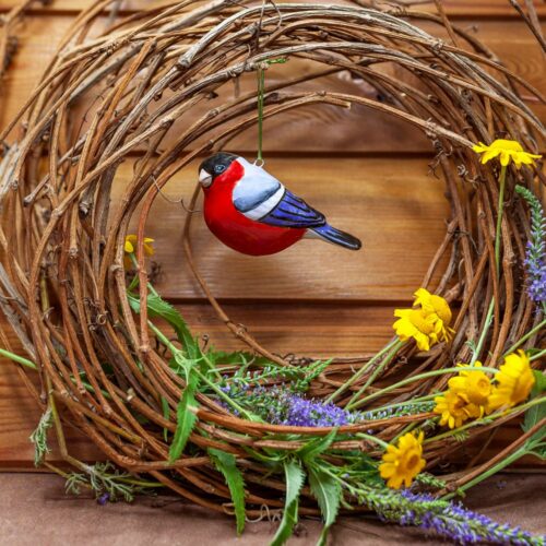 Ёлочное украшение Снегирёк фото