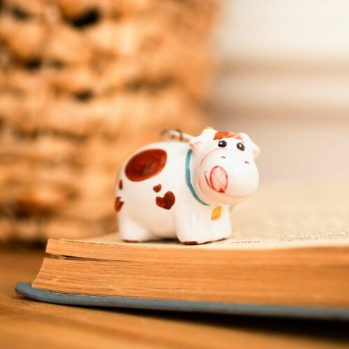 Корова рыжие пятна (мини) фото