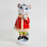 Тигр девочка на коньках