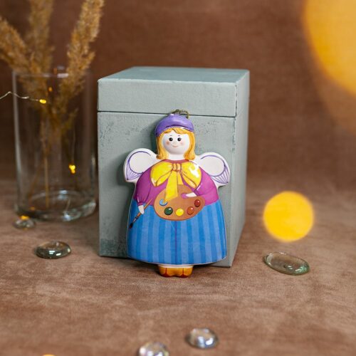 Ангел плоский  Художник (с коробкой) фото