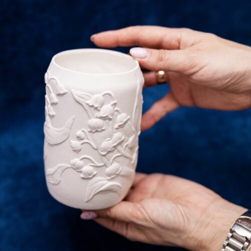 Подсвечник  «Ландыши» (фарфор) фото