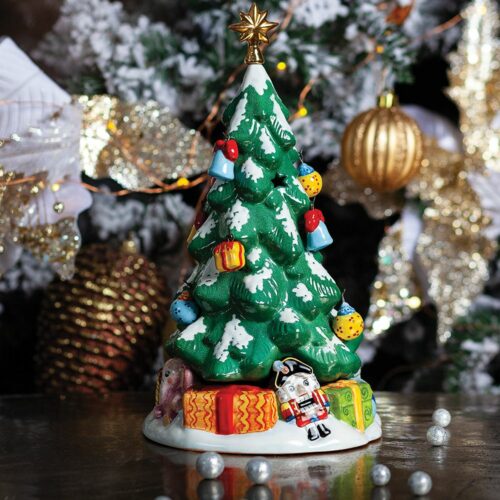 Ёлка подсвечник, 15 крючков на елке (с игрушками) фото