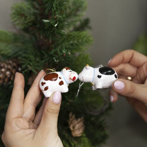 Коровка черные пятна (мини) фото