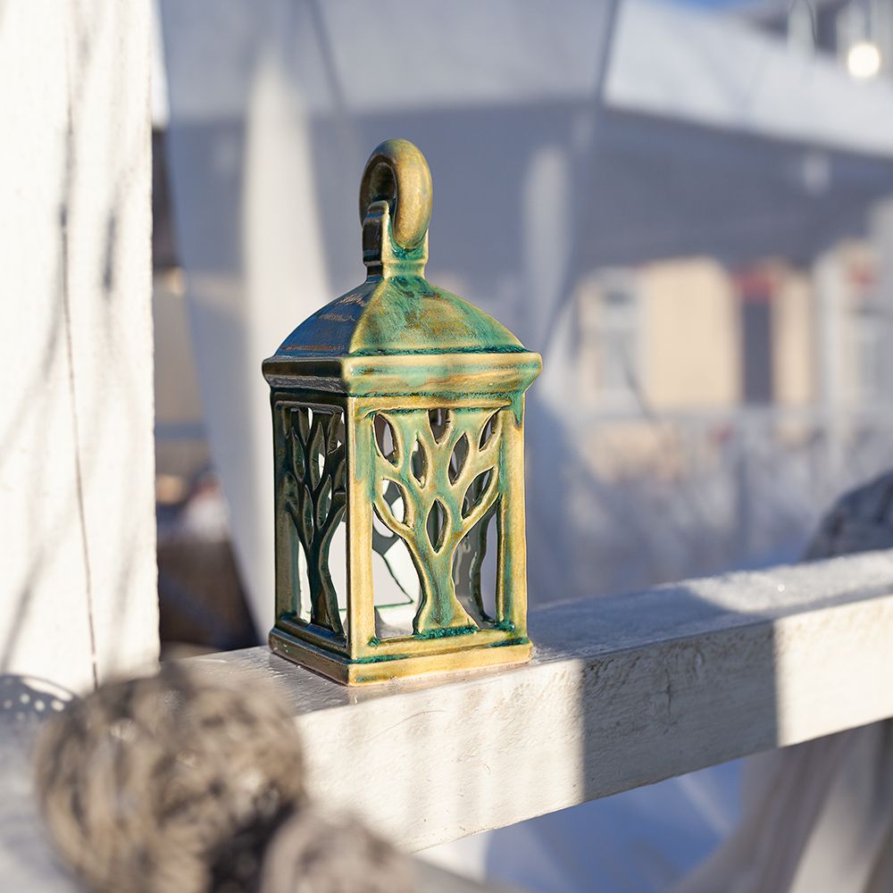 Подсвечник Винтаж дерево (садовый навесной)