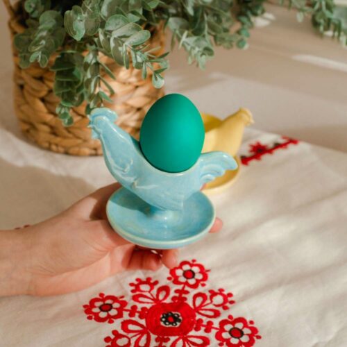 Петушок подставка под яйцо фото