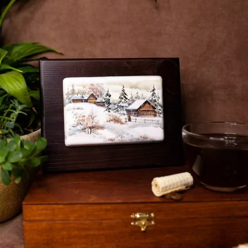 Пластина с росписью фото