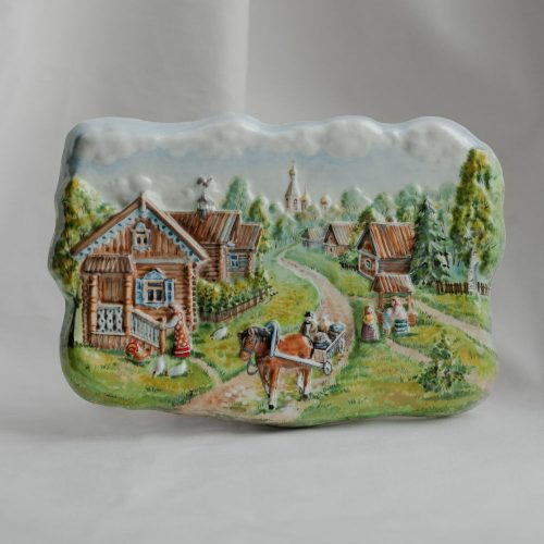 Рельеф Деревенская жизнь лето фото