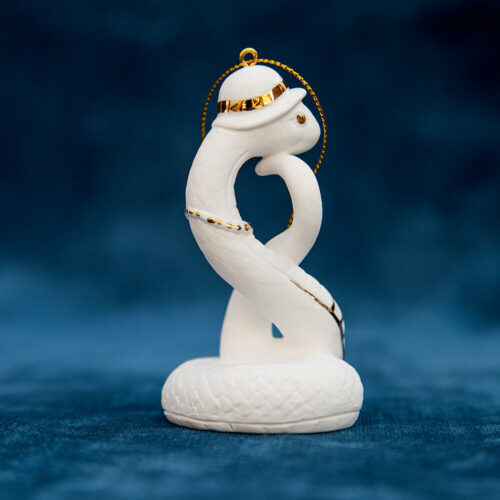 Змея в шляпке фарфор Змея в шляпке фарфор фото