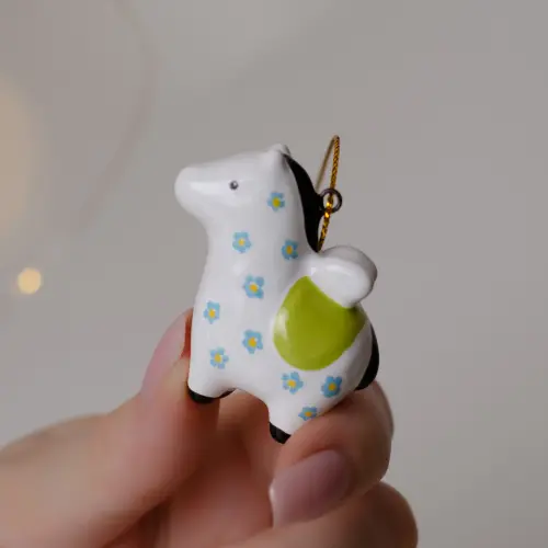 Елочная игрушка Лошадка с крылышками и цветочками (мини) Размер: 2,0 × 4,5 × 4,5 см Вес: 15 гр. Елочная игрушка Лошадка с крылышками и цветочками (мини) Размер: 2,0 × 4,5 × 4,5 см Вес: 15 гр. фото