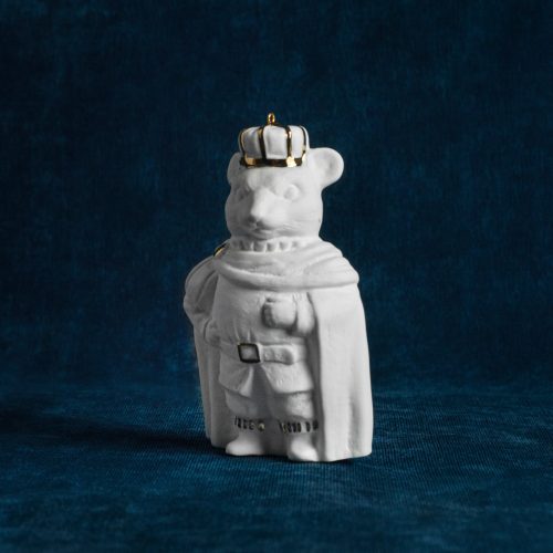 Мышиный король подвес (фарфор, золото) фото