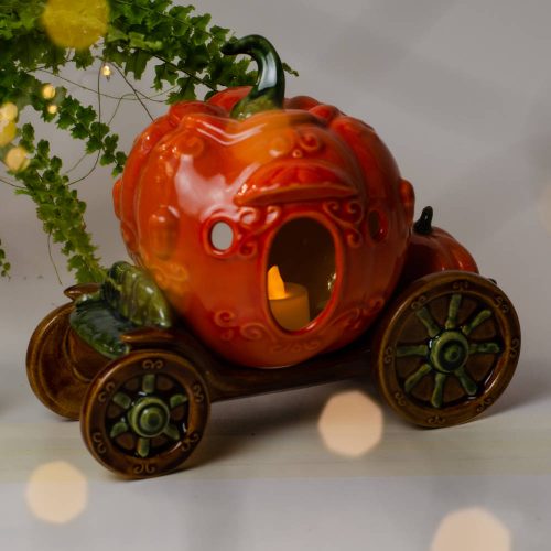 Подсвечник «Тыква-карета» фото