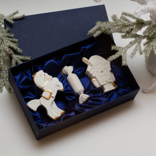 Набор 3 изделий (Щелкунчик, Лошадка, Конфета) фото