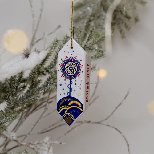 Конфета  Фиолетовая снежинка (колядки) №3 фото