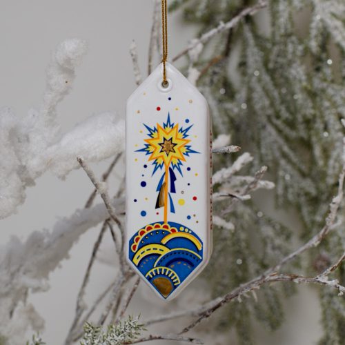 Конфета Желтая снежинка (колядки) №4 фото