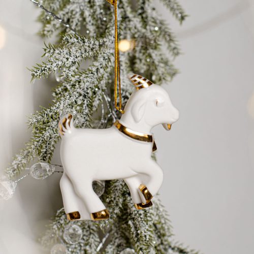 Козлик Топотушка (фарфор) подвес фото